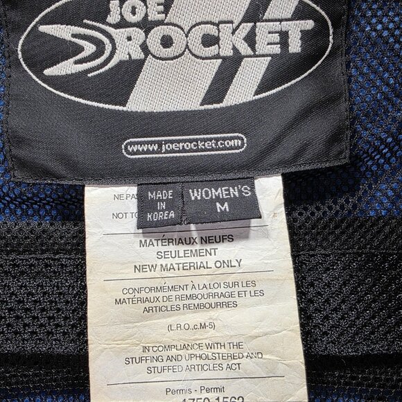 Joe Rocket Jacket Womens Medium Yellow Black Ballistic Series Mesh Motorcycle - Picture 8 of 13